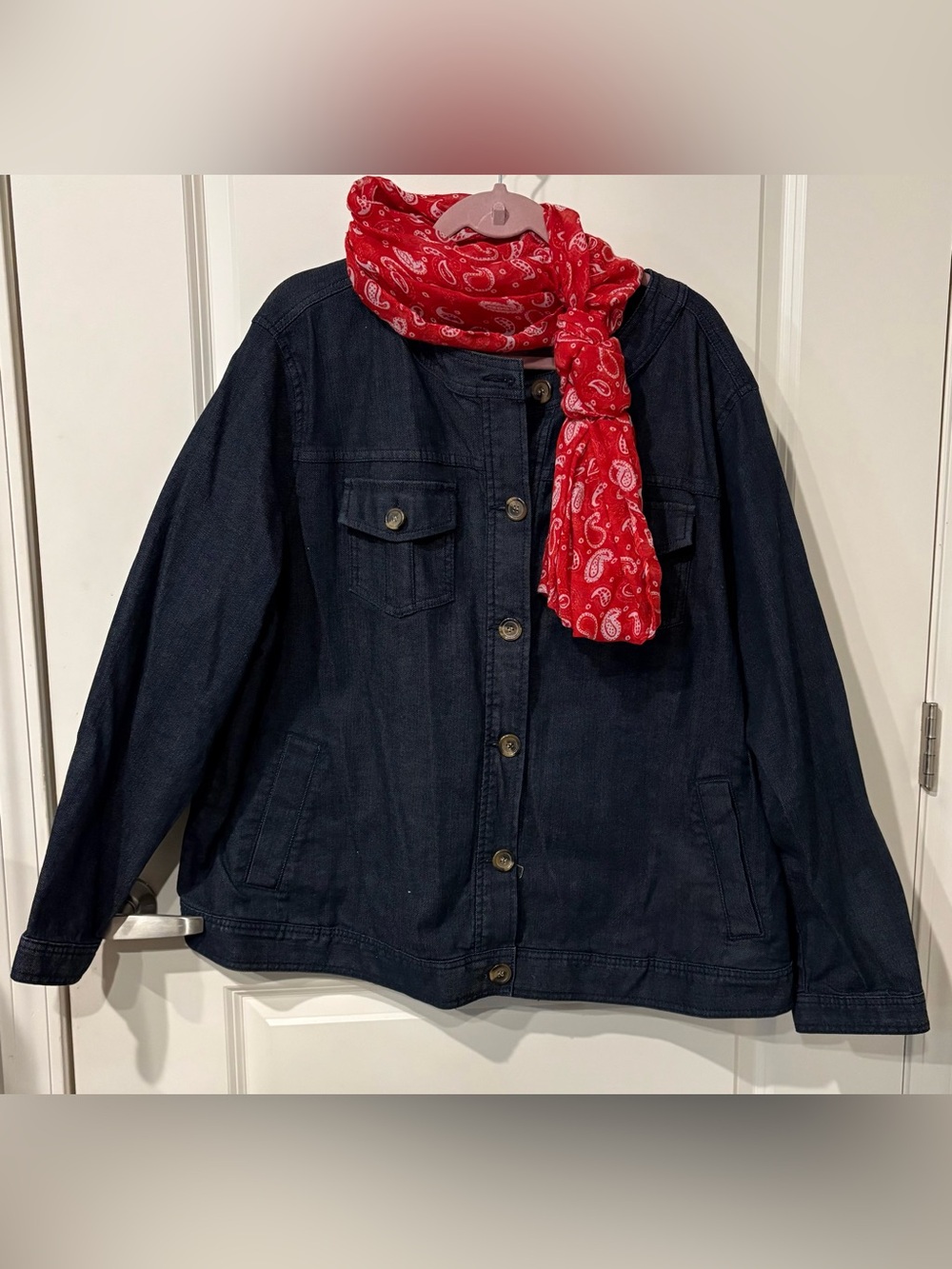 Liz Claiborne Dark Blue Denim Jacket